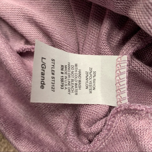 Lavender Off the shoulder Shirt - Picture 4 of 5